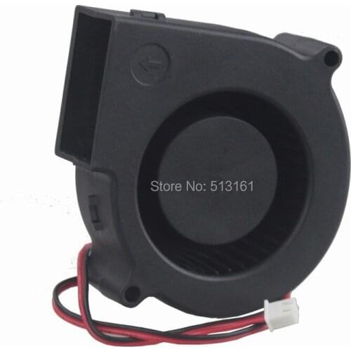 5Pcs Gdstime DC 24V 2-Pin Computer PC Ball Bearing Blower Cooling Fan 7530 75mm x 30mm