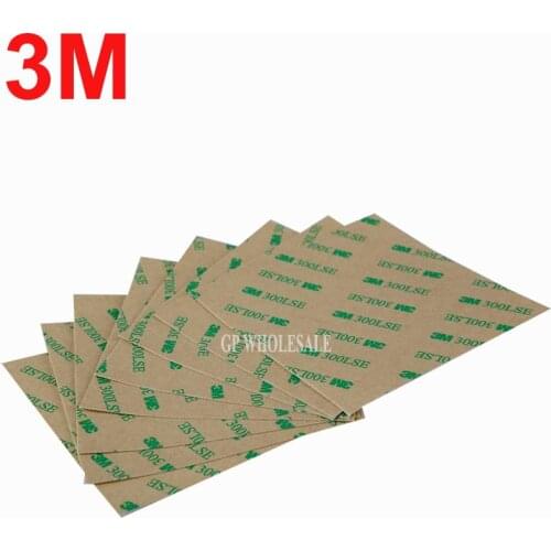 50pcs 100mmx100mm Clear 3M 9495LE 300LSE High Strength Double Sided Adhesive Tape For Mobilephone LCD Touch Screen Repair