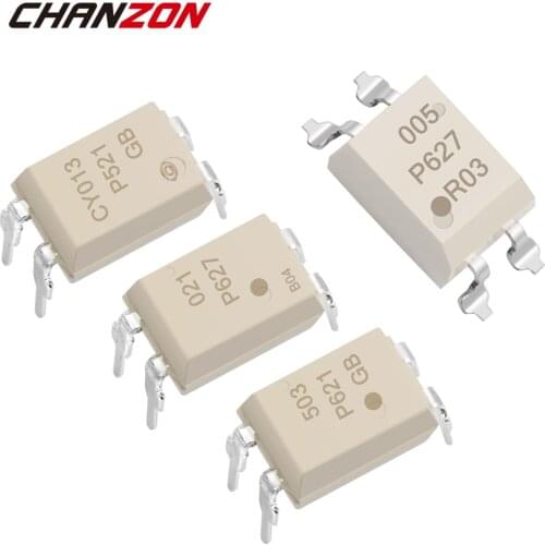50pcs TLP521-1 TLP521-1GB P521 621 TLP621-1 TLP621-1G TLP627-1 627 DIP DIP4 SOP SOP4 SMD 5v Optocoupler New Original Chanzon