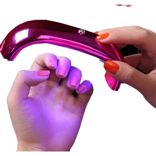 9W Mini LED Lamp Nail Dryer Charging Portable USB Cable Gel UV Nail Polish Rainbow Lamp For Nail Art Tools For Home Use #LD01