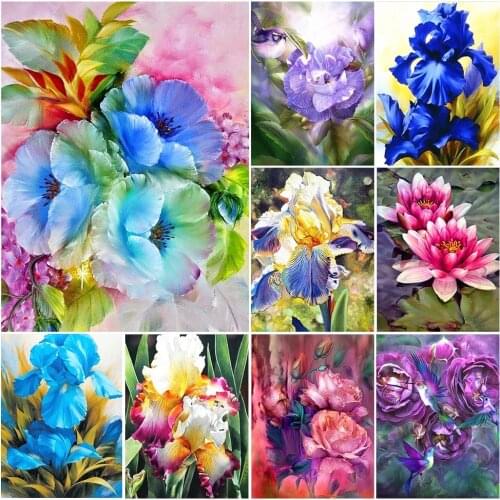 5D DIY Diamond Painting Flower Rhinestones Diamond Embroidery Art Picture Mosaic Square/Round Embroidery Home Decoration Gift