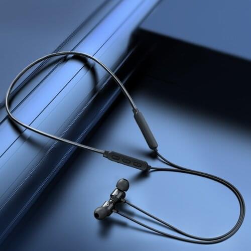 Bluetooth Earphone 180mAh 16h Music Time Wireless BT5.0 Sports IPX5 Sweatproof Headset with Mic Noise Cancelling Freeshipping