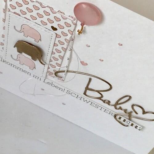 Baby Metal Cutting Dies Stencil Scrapbooking DIY Album Stamp Paper Card Emboss H58C