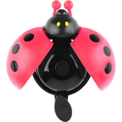Hot ! Lovely Kid Beetle Ladybug Ring Bell For Cycling Bicycle Bike Ride Horn Alarm