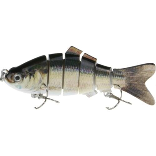Multi-Jointed Fishing Lure 9.5cm 19.2g 6 Segments Lifelike Fishing Hard Bait Swimbait Wobblers For Freshwater Salt Water