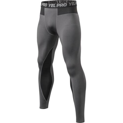 Men Running Pants Anti-sweat Elastic Quick Drying Sports Fitness Gym Training Tights Trousers Running pants