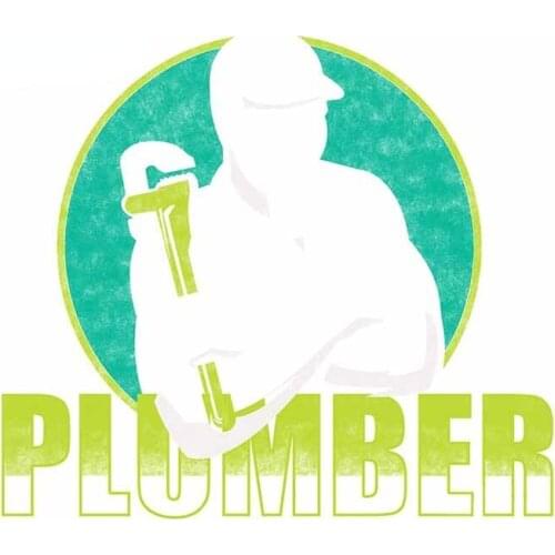 13cm x 11.8cm for Plumber Car Stickers Windshield Laotop Decal Vinyl Material Cartoon Motorcycle 3D Car Assessoires