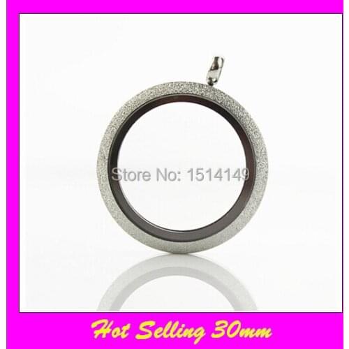 Newest twist screw silver glass locket stainless steel silver sparkles floating memory locket