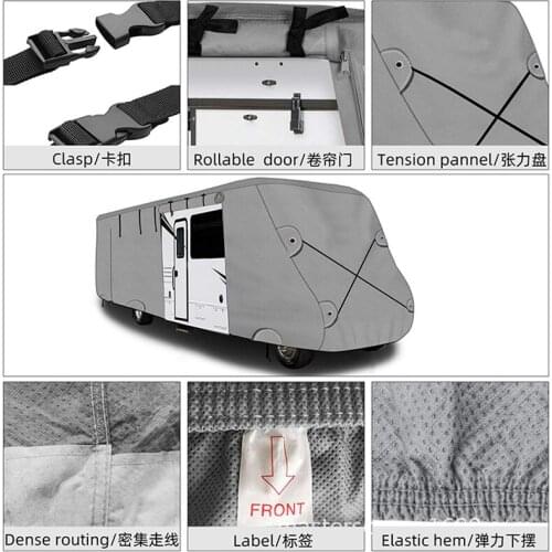 Caravan Clothing Caravan Clothing Breathable Sunscreen RV Jersey Water-Resistance Heavy Duty Cover 18' To 30' Travel Trailers