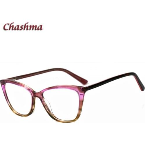 Cat Eye Women Prescription Glasse Frame Optical Eyewear Spectacles Eyewear Acetate High Myopia Glasses