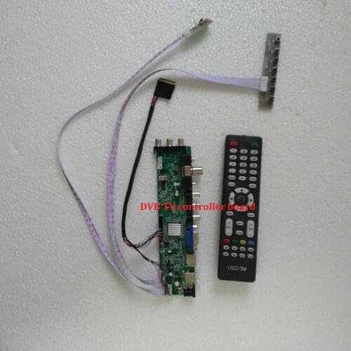 Kit for HT150X02-100 30pin DVB-C LCD TV controller board 3363 DVB-T 1024X768 VGA AV digital 2 CCFL USB HDMI 15.0"