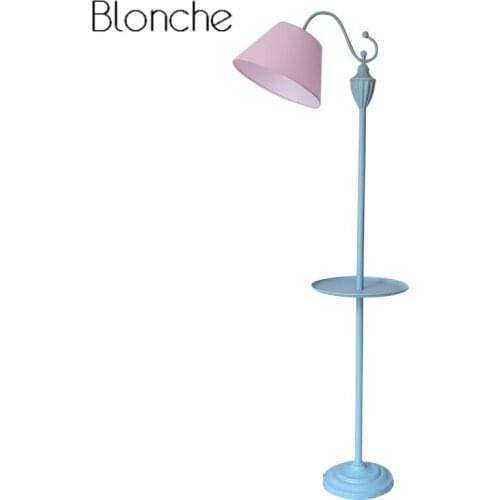 Mediterranean Floor Lamp for Living Room Bedroom Lamp Nordic Standing Light Girls Children Room Home Decor Luminaire Fixtures