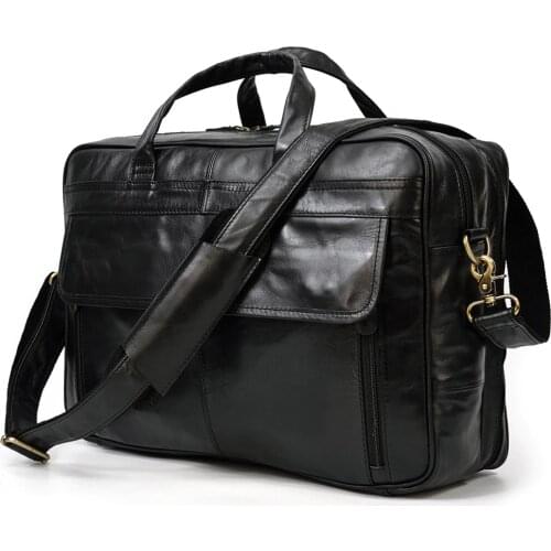Luufan Mens Briefcases Genuine Leather Bags Man Business Laptop Bag Messenger Bag Large Capacity Handbags For Travel