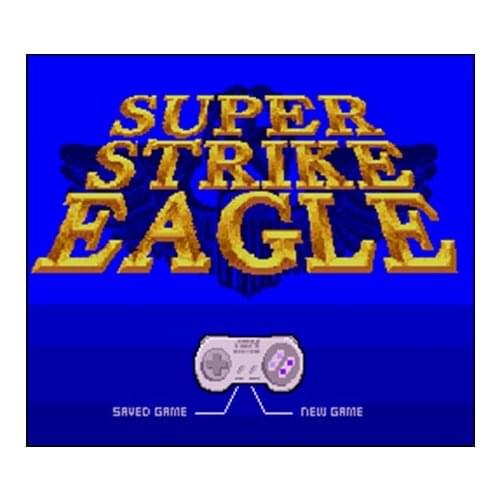 Super Strike Eagle 16 bit Big Gray Game Card For NTSC Game Player Drop Shipping