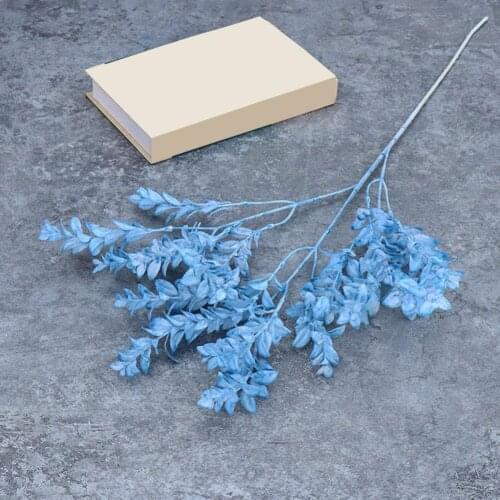 3 Heads Wedding Plastic Flower Hall Floor Simulation Props Ceiling Road Decor Festive Party Supplies Artificial Dried Flowers