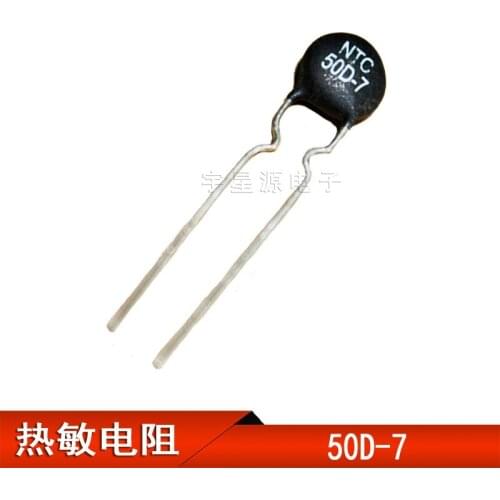 Thermistor NTC negative temperature 50D-7 20R Size 7MM thermistors