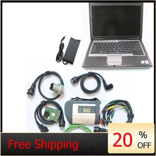 High quality mb star c4 sd connect with software 2020.09V engineer version with d630 laptop mb star sd connect c4 tool diagnose