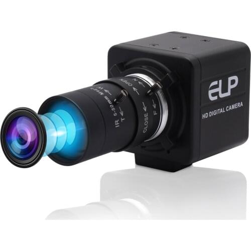 4K USB Webcam 2.8-12/5-50mm Manual Varifocus CS lens Machine Vision Industrial Video USB Camera for Mac Linux Android Windows