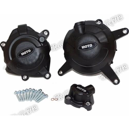 Waase MOTO Engine Alternator Clutch Ignition Cover Set Kit For Yamaha YZF R3 R25 2014 2015 2016