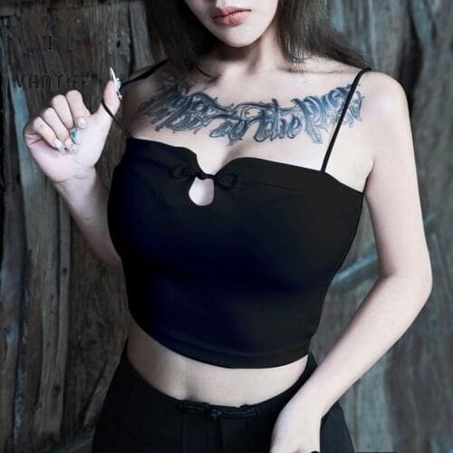 Woman Tank Y2k Top Summer Sexy Crop Tank Tops Women Off Shoulder Top Bodycon Shirt Chest Retro Women Clothing for Female Party