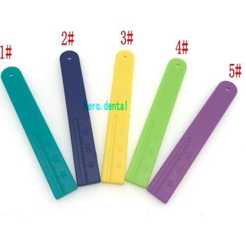 1pc Endodontic Span Measure Dental Scale Gutta Percha Point Ruler