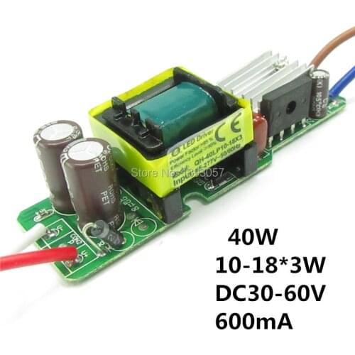 10-18)x3W 30W 36W 45W 54W 10x3w 12x3w 15x3w 17x3w 18x3w LED Inside Driver Power Supply Transformer for 10-18pcs 3W LED light