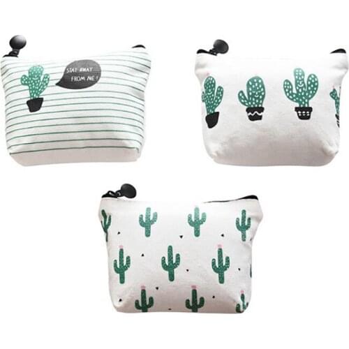 10pcs Cactus Coin Purses Women Wallets Small Card Holder Key Bag Money Bags for Girls Ladies Purse Kids Bag Organiser