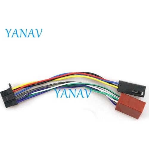 15-110 Car ISO Harness Head Cable for-SONY CDX Stereo Radio Wire Adapter Plug Wiring Connector CableCar Stereo Radio ISO Standar