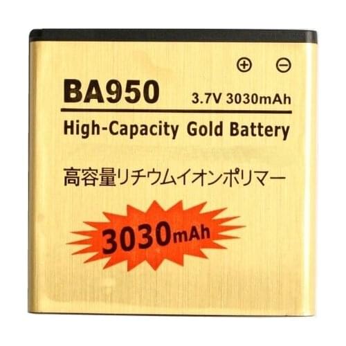 Ciszean 3030mAh BA950 Gold Replacement Battery For ZR M36h SOL22 C5502 C5503 BA950 SO-04E AB-0300 Batterie Bateria Batterij