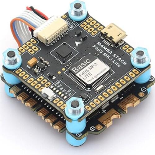 Diatone MAMBA Basic F405 MK3 Lite Flight Control with F40_BLS 3-6S ESC For RC Multicopter Drone RC Model