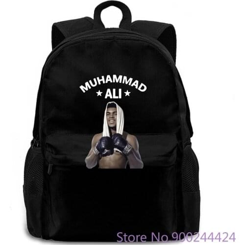 Muhammad Ali Mens Black Boxing Sport Fighting Gift New Fashion backpack
