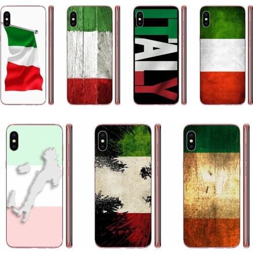 Italy Flag Soft TPU Mobile Phone Case Cover For Samsung Galaxy J1 J3 J4 J5 J6 J7 A10 A20 A20E A3 A40 A5 A50 A7 2016 2017 2018
