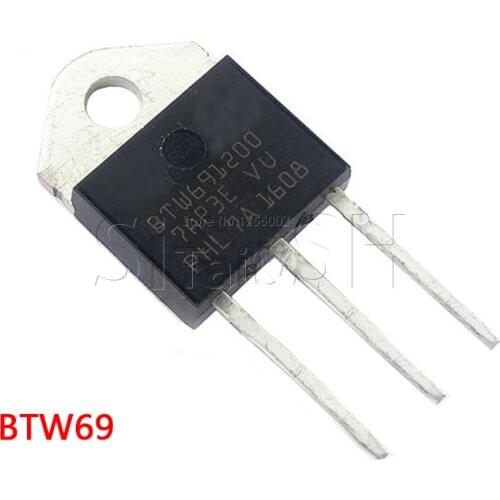 5pcs BTW69-1200 TO-3P BTW691200 TO3P BTW69 1200V BTW69-1200RG SCR new original