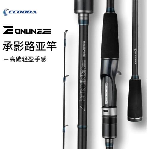 ECOODA EXEL 1.93m-2.51m Lure Fishing Rod MH Action 2pcs Fishing Lure Rod Lure WT 3.5-28g Boat Fihsing Rod Popping Spinning Rod