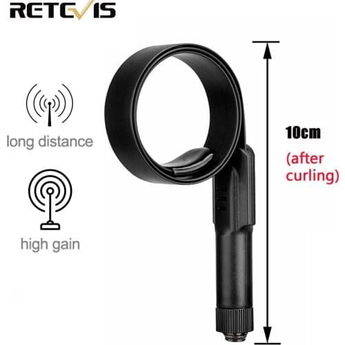 Retevis HA05 SMA-F Tactical Antenna High Gain 2.15/3.2 dBi UHF VHF Dual Band for Kenwood Baofeng UV5R UV82 888S Retevis for TYT