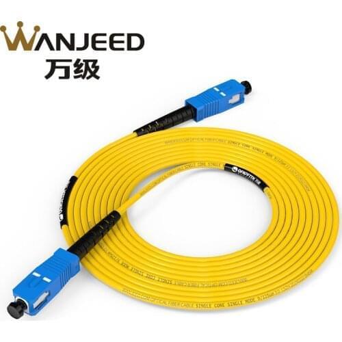 Fiber Optic Patch Cord SC LC FC ST SM SX 3.0mm LSZH Jacket 5M Fiber Optic Patch Cable Jumper