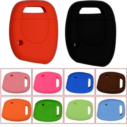 New Styling Silicone Rubber Car Key Cover Protector Holder Shell for Renault Duster Clio Logan Megane 2 3 Koleos Scenic Car key
