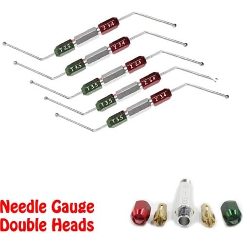 2pcs/lot CNC Red and Green Clamp Holder for Needle Gauge Double Heads Pin Handle Go-and-not-go Plug Gauge Measuring Tool