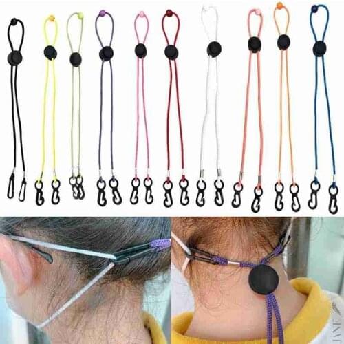 3pcs Mask Lanyard Adjustable Handy Convenient Holder Rope Anti-lost Anti-drop Mask Hanging Neck Rop Mask Lanyard