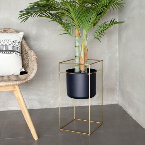 Living room floor type decorative frame, wind flower pot frame, green flower frame, thickened high temperature baking paint