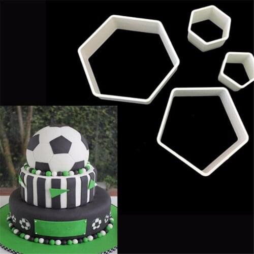 Sugarcraft Footbal plastic fondant cutter cake mold fondant mold fondant cake decorating tools sugarcraft bakeware