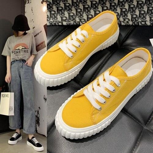 New Spring Women Canvas Shoes Platform High Quality Fashion Solid Color Outdoor Girls Sneakers Zapatos De Mujer Tenis Zapatillas