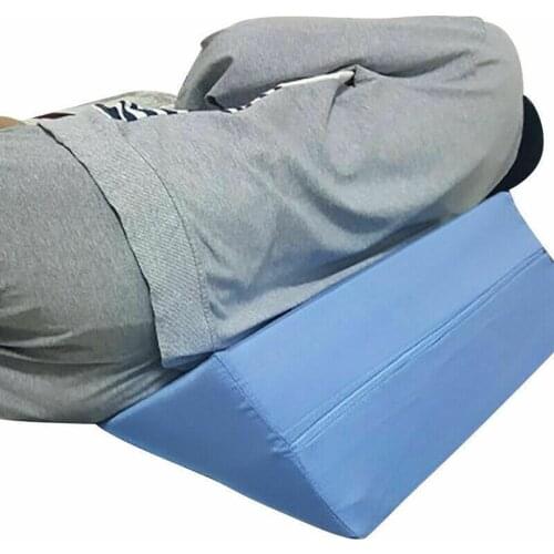 Sleep Sideway Wedge Cushion Lumbar Pillow Back Support Stomach Acid Reflux Foam Bed Mat Hospital Lying Sideway Back Pad