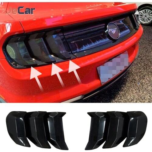 Rear Lamp Hoods For Ford Mustang Car Taillight Decoration Cover For Ford Mustang 2015-2021 Tail Lamp Cover Accessories
