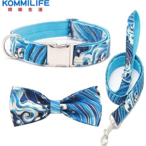 KOMMILIEF Personalized Dog Collar Laser Engraving Custom Dog Name Pet Dog Necklace Collars Pet Collar With ID Tags For Dogs