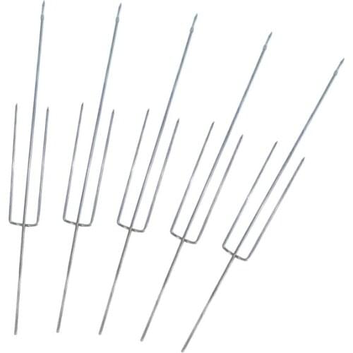 Outdoor home camping picnic tools Round Roast Skewers Needle stick 50Pcs Stainless Steel BBQ Barbeque Skewers kitchen utensils