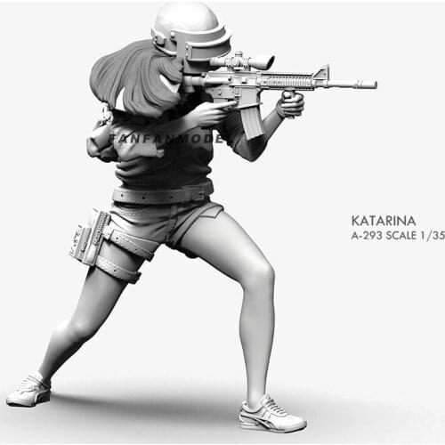 1/35 Resin model kits figure self-asssembled toy A-293