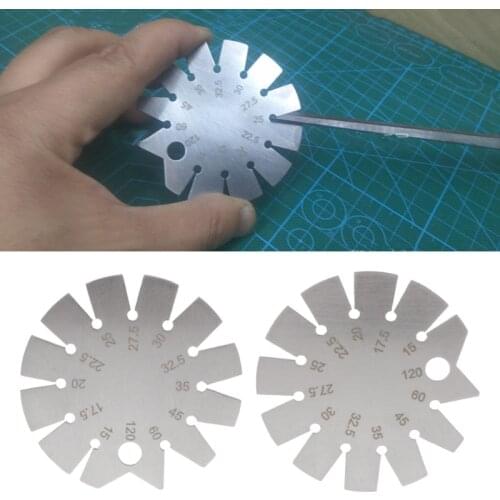 Stainless Steel Bevel Gauge Angle Protractor Range 15-120Degree Gage Tools