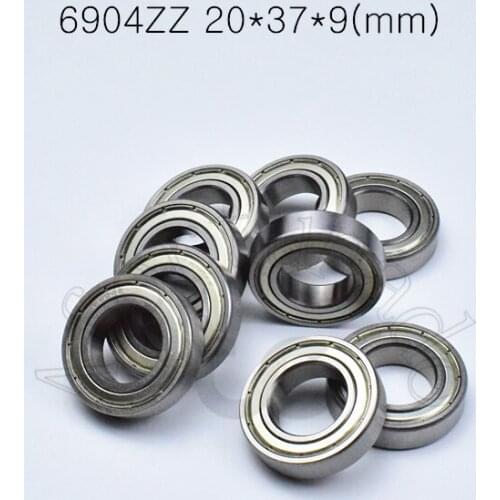 6904ZZ 20*37*9(mm) bearing Abec-5 Metal sealed bearing Thin wall bearing 6904 6904Z chrome steel bearing