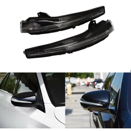 Car Rear View Side Mirror LED Turn Signal Indicator Light for Mercedes Benz C W205 S W222 E W213 14-20